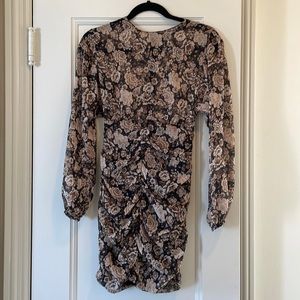 Zara floral mini dress.